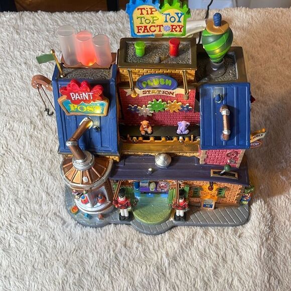 Carole town2012 animated tiptop toy factory Christmas house